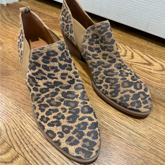 Lucky Brand Leopard Print Ankle Booties size 9.5 - Picture 4 of 9